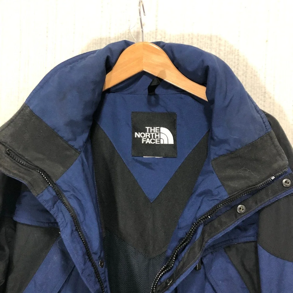 The North Face Vintage Insulated Jacket Extreme Series‎ Blue Black Winter Parka